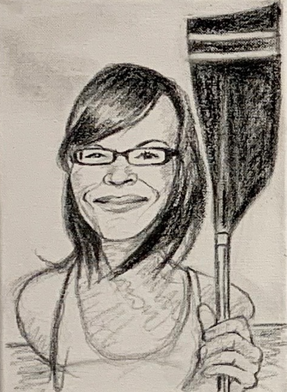 Kate Byrom - caricature