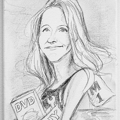 Melissa Staveley - caricature